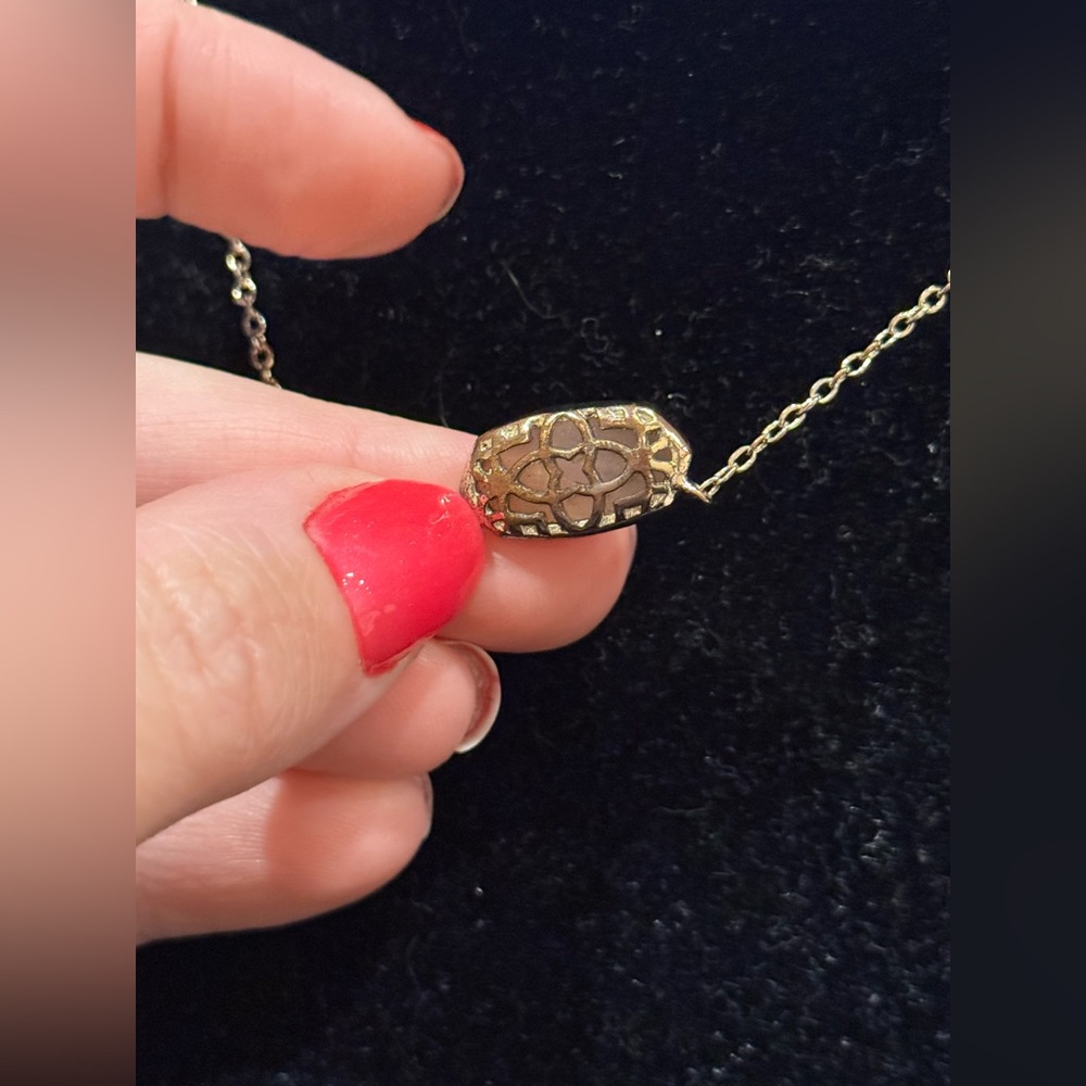 Kendra Scott Elisa Gold & Ivory Necklace - Picture 6 of 11